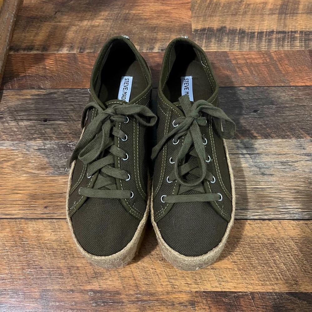 Steve Madden Platform Canvas Sneakers